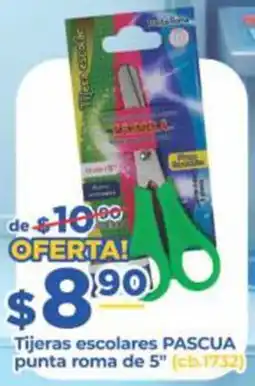 Super Gutiérrez Pascua tijeras escolares punta roma de 5" oferta
