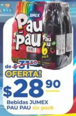Super Gutiérrez Jumex pau pau bebidas six pack oferta