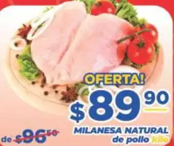 Super Gutiérrez Milanesa natural de pollo oferta
