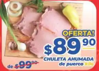 Super Gutiérrez Chuleta ahumada de puerco oferta