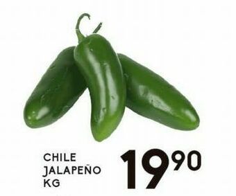 Alsuper Chile jalapeño kg oferta