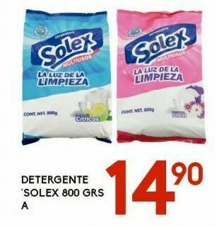 Alsuper Detergente solex 800g oferta