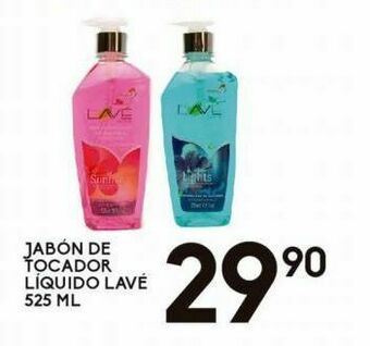 Alsuper Jabón de tocador liquido lavé 525ml oferta