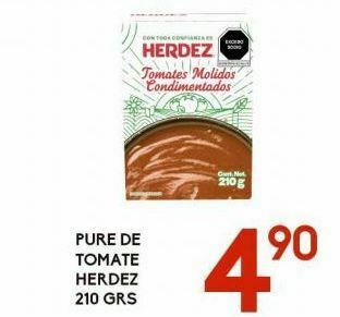Puré de tomate herdez 210g