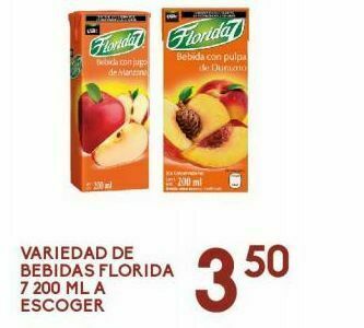 Alsuper Bebidas florida7 200ml oferta