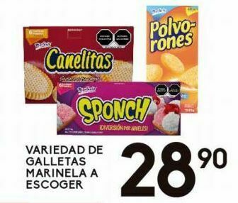 Alsuper Galletas marinela a escoger oferta