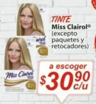 Tintes para cabello miss clairol
