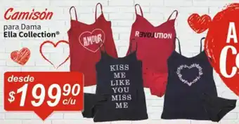 Camisón para dama ella collection