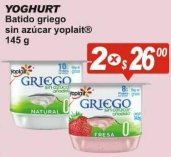 Yogurt yoplait 145g x2