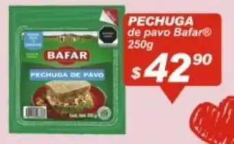Casa Ley Pechuga de pavo bafar 250g oferta