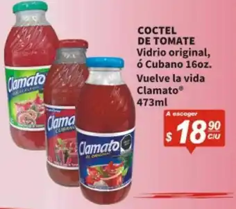 Cóctel de tomate clamato 473ml