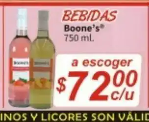 Bebidas boones 750ml