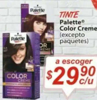 Casa Ley Tintes para cabello palette oferta