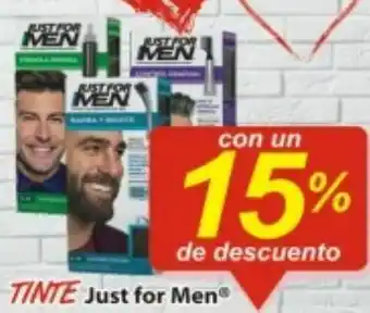 Tinte just for men -15%