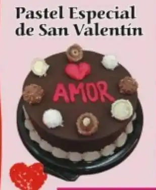 Pastel especial de san valentín
