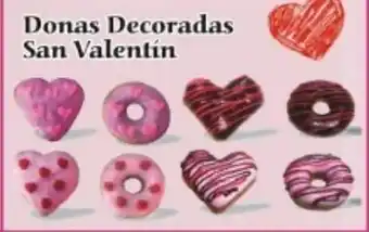 Donas decoradas san valentín