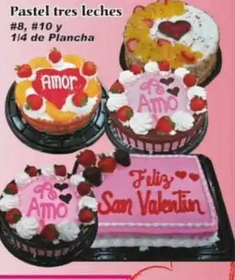 Pastel tres leches