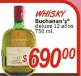 Whisky buchanan's 750ml