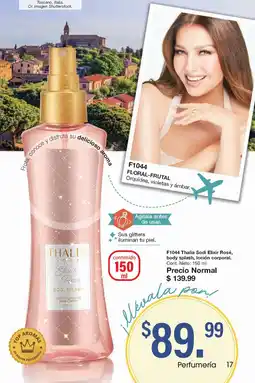 Arabela Thalia sodi elixir rose body plash locion coporal oferta