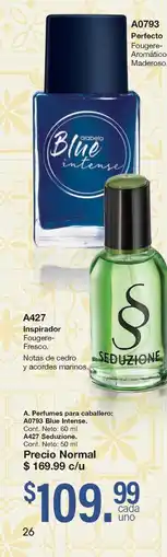 Arabela Perfumes para caballero oferta