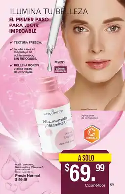 Arabela Amourett Niacinamida y Vitamina C oferta