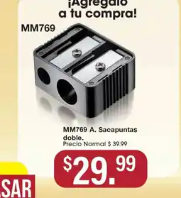 Arabela A sacapuntas doble oferta