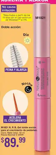 Arabela Natural Beauty Gel doble acción para el crecimiento de pestañas oferta