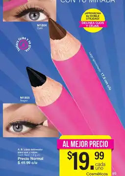 Arabela A. B. Lápiz delineador para ojos y cejas oferta