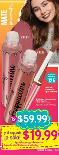 Arabela Vintage Frappuccino labial liquido oferta
