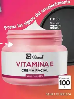 Arabela bo natural vitamina e crema facial oferta