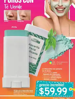 Arabela Arabela's natural skin mascarilla facial purificante en stickpara poros oferta
