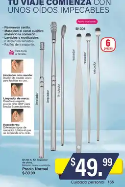 Arabela B1304 A. Kit limpiador de oidos oferta