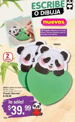Arabela Pandy Block de notas oferta