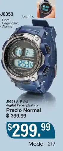 Arabela Pepe reloj digital oferta