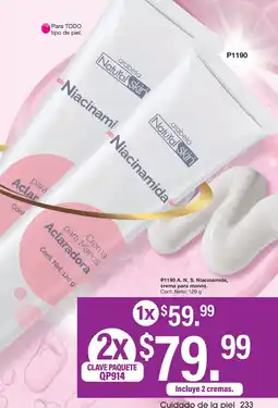 Arabela Niacinamida crema para manos oferta