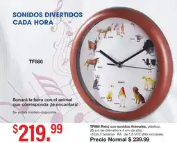Arabela TF886 Reloj con sonidos Animales oferta