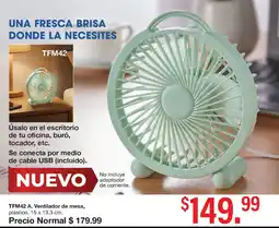 Arabela TFM42 A. Ventilador de mesa oferta