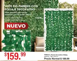 Arabela TFM46 Panel decorativo follaje oferta