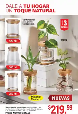 Arabela Macetas hidropónicas oferta