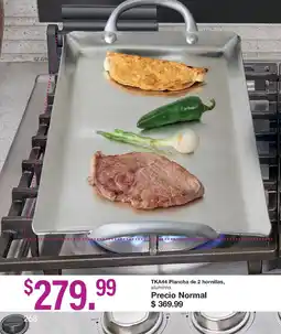 Arabela TKA44 Plancha de 2 hornillas, aluminio oferta