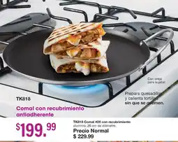 Arabela Comal con recubrimiento antiadherente oferta