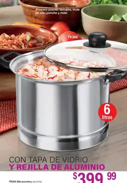 Arabela TK366 Olla pozolera, aluminio. oferta