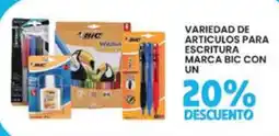 Alsuper bic variedad de articulos para escritura oferta