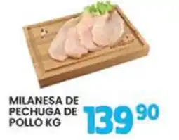 Alsuper milanesa de pechuga de pollo kg oferta