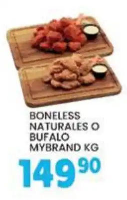 Alsuper Mybrand boneless naturales o buffalo oferta