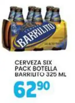 Alsuper Cerveza Six Pack Botella Barrilito oferta
