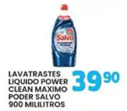 Alsuper Salvo lavatrastes liquido power clean maximo poder salvo oferta