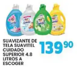 Alsuper Suavizante de Tela Suavitel Cuidado Superior oferta
