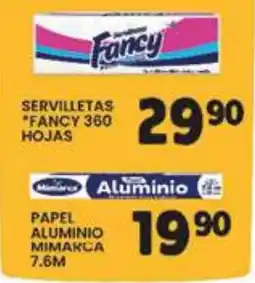 Alsuper Fancy servilletas oferta