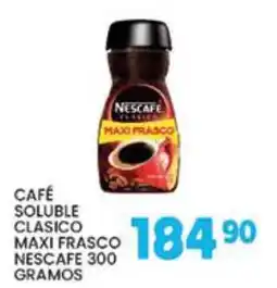 Alsuper Nescafe Cafe Soluble Clasico Maxi Frasco oferta
